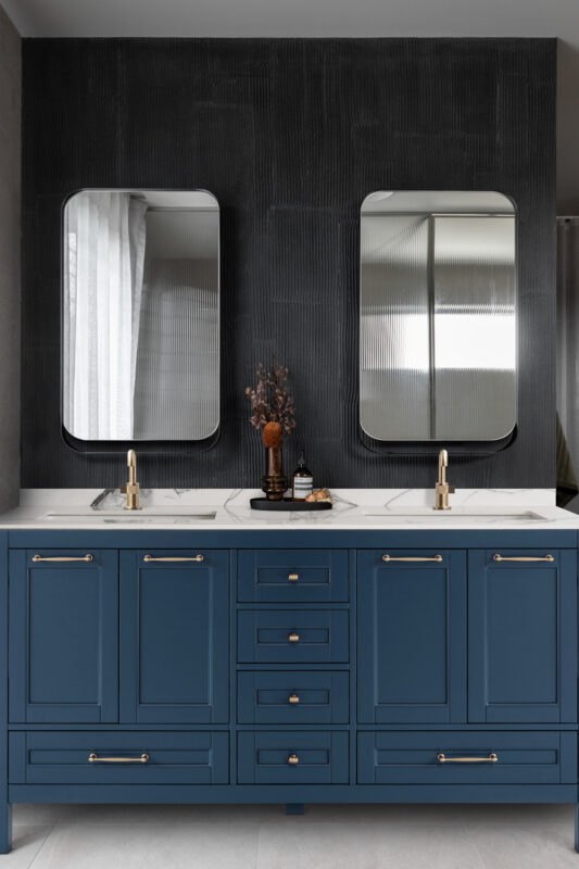 60-inch-navy-blue-double-sink-vanity bathroom View